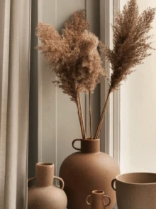 5/10/20 Stücke 22,83 Zoll Boho Dekor, Flauschiges Pampasgras, Natürliches getrocknetes kleines kurzes Pampasgras Großhandel, Boho Zimmer Dekor, Couchtisch Dekor, Frühling Geschenk Dekor