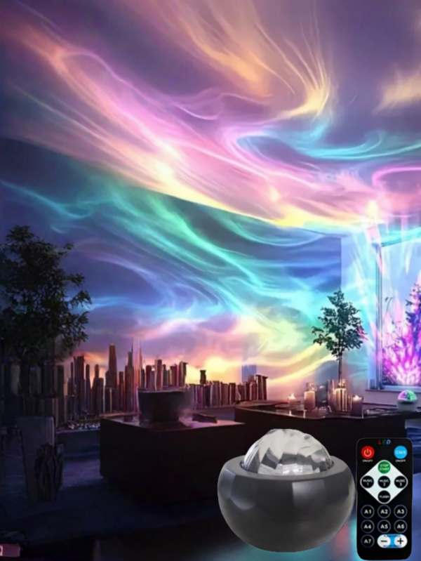 1PC LED Projector Lamp - USB Powered, Remote Control, Adjust Brightness, Amazing Galaxy And Nebula Effects, Perfect For Bedroom, Living Room Or Office Decoration, Perfect For Teenagers Aged 14 Years Old, Wall Lamp, Bedroom Decoration