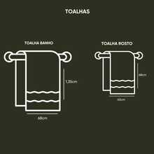 Set/Kit Of 4 Towels (2 Bath + 2 Face) Embroidered Hem 100% Cotton Combed Yarn Bordare Appel - White | Green - View 5