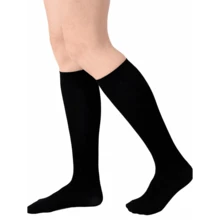 1/2/3 Pairs Velvet Over-The-Knee Socks, Slimming Mid-Calf Socks, Decorative Thigh High Socks, Outdoor High Tube Socks, JK School Girl Style, Sports Socks, Suitable For Daily Wear All Year Round - 天鵝絨小腿 - 查看 10