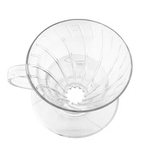 Suporte Filtro Coador De Café Chá Acrílico Transparente 102 - Transparente - Visão 5