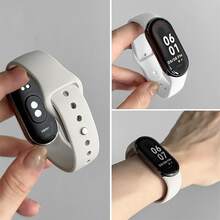 1pc Silicone Band Compatible With Mi Band 10 9 8 NFC Women/Men Replacement Watch Bands,Replacement Bracelet Wristband Soft Quick Release Watch Band Compatible With Miband10/9/8 Smartwatch Accessories