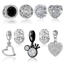 9pcs/Set Craft & Fashion, Hollow Heart, Star, Moon, Cross, Turtle Shaped Clay Beads Pendant, DIY Bracelet & Bangle Accessories