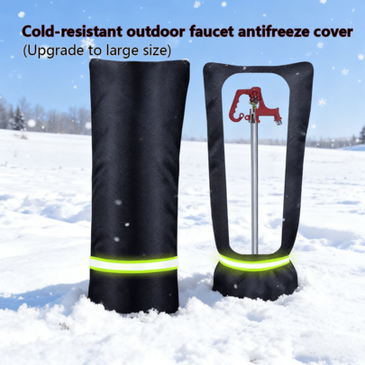 Housse d'isolation anti-gel durable pour robinet, manchon anti-gel et anti-poussière pour l'extérieur, accessoire d'isolation et de protection contre le gel pour l'hiver