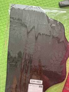 1pc Fluffy Floral Bathroom Mat, Cute Happy Flower Design, Non-Slip Washable Absorbent Bath Rug, Suitable For Bathroom, Sink, Shower, Bathtub, 28" X 18"