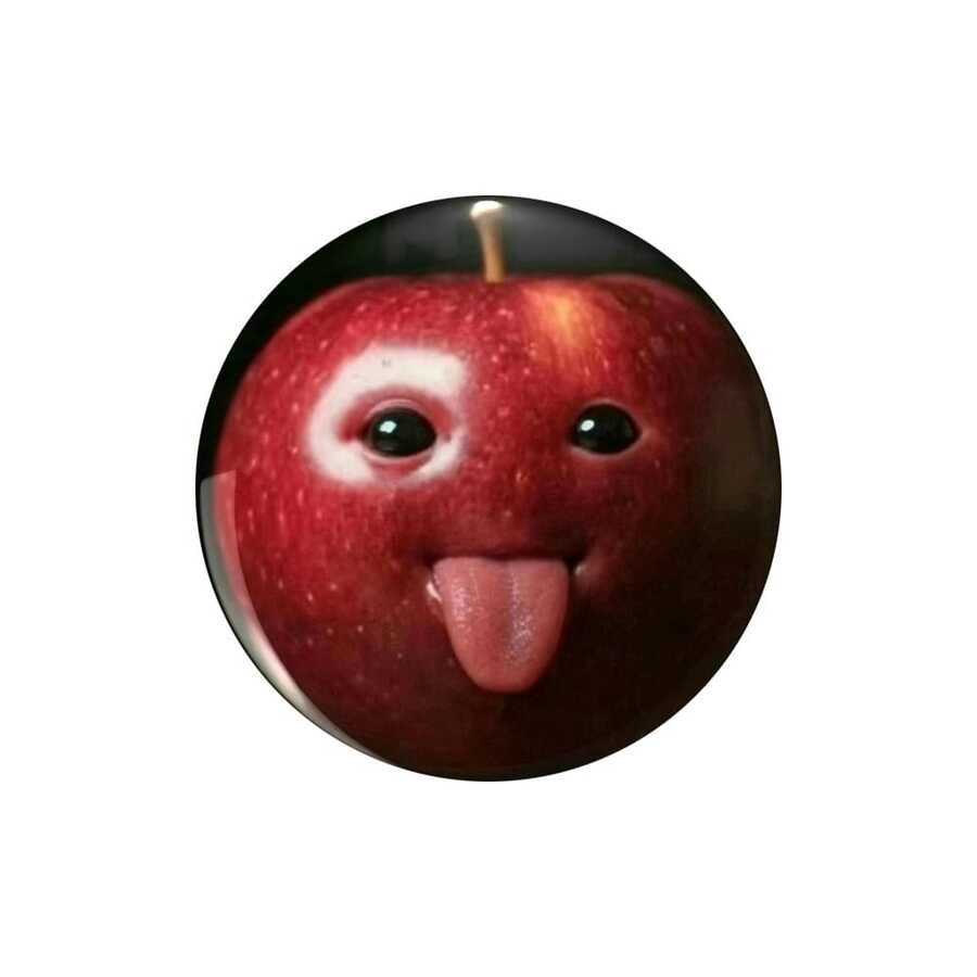 1枚4.4厘米/1.73英寸趣味图案徽章，纽扣胸针，服装配饰，包包配饰，文具用品，办公装饰及配件，送给朋友的趣味礼物 - 彩色 - 查看 1