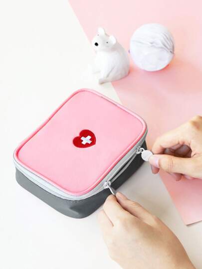 1 Portable Medical Bag, Mini Medical Bag, Empty Bag, Compact Medical Bag, Survival And Rescue Bag, Home Medicine Storage Bag, Men's And Women's Bandages, Travel Essentials, Cruise Essentials, Dormitory Essentials, Travel Essentials, Home Medicine Storage Bag, Business Camping, Outdoor Hiking, Hunting Beach, Summer Vacation, Back To School Exercise, Vacation Essentials, Travel Accessories