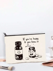 Neue tragbare Aufbewahrungstasche - Mini Kosmetiktasche, Kulturbeutel, Erste-Hilfe-Set, Reiseaccessoires, tragbare Reise-Kulturtasche mit Reißverschluss, Strand-Kulturtasche, bedruckte Aufbewahrungstasche, Datenkabel-Aufbewahrungstasche, der Luftfahrtstandard-konformen Kosmetiktasche; kann Medikamente, Erste-Hilfe-Artikel usw. aufbewahren.