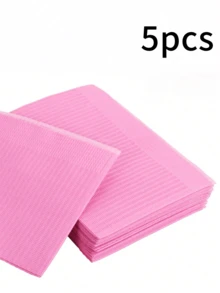 5/25/50pcs Disposable Nail Pad - Foldable Acrylic Practice Paper, 3-Layer Waterproof Cleaning Mat, Suitable For Salon And Home Use, Odorless Paper Towel, For Nail Art And Manicure, Nail Art Supplies | Foldable Nail Pad | Waterproof Mat