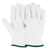 Goatskin Leather Work Gloves – Durable Impact-Reducing Safety Gloves For Industrial And Home Use