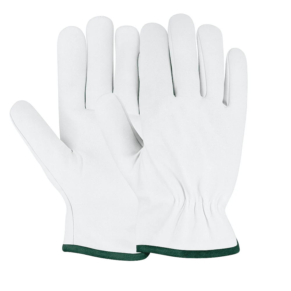 Goatskin Leather Work Gloves – Durable Impact-Reducing Safety Gloves For Industrial And Home Use