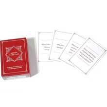 1pc 100 Romantic And Deep Couple Questions Card Game - Couple Gift Ideas, Christmas And Halloween Party Fun Game Boxes And Gifts