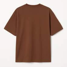 Kit Of 5 Premium Men's Oversized T-Shirts, Trap Street Style,  Bodybuilder, End Of Year Christmas - nâu, xanh denim, xanh lá cây, đen và trắng - Xem 4