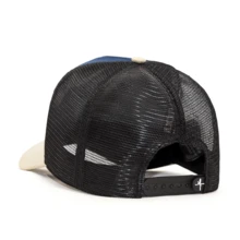 Men's And Women's Casual Saint Benedict Medal Trucker Cap - Blue - View 4