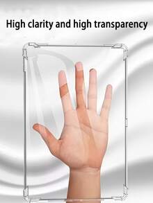 1 ốp lưng chống sốc cho máy tính bảng, tương thích với máy tính bảng Apple, tương thích với iPad Pro 11 inch 2021, iPad 5 Pro, Galaxy Tab S9+, Galaxy Tab A8, MatePad, MatePad 11.5", Tab M9, bảo vệ góc trong suốt, chống nước và chống dầu, thích hợp làm quà tặng ngày lễ/sinh nhật/Giáng sinh, cho bạn trai/bạn gái. - Trong sáng - Xem 11