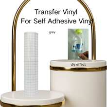 1 Roll 30cm X 500cm / 30cm X 60cm Permanent Self-Adhesive Vinyl Sticker Transfer Tape, Suitable For Party Decorations, Stickers, Craft Cutting, Car Decals DIY - Red - View 11