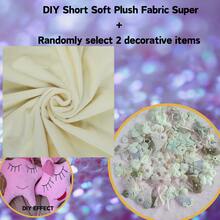 1pc Soft Plush Fabric Material, Suitable For Thanksgiving Decoration, DIY Handmade Home Textile, Applicable To Flannel - Multicolor - View 84