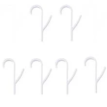4pcs Plastic Cylinder Radiator Hooks, Wall-Mounted Towel Hooks, Easy Installation, Casual Style, For Bathrobes And Towels, No Drilling Required Hooks, Suitable For Bathroom, Bedroom, Towels