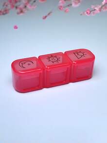 Hộp đựng thuốc 1 chiếc, Hộp đựng thuốc du lịch nhỏ gọn hàng tuần, Hộp đựng thuốc bỏ túi di động, Hộp đựng dầu cá Vitamin cho ví - Nhiều màu - Xem 11