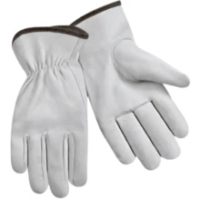 Goatskin Leather Work Gloves – Durable Impact-Reducing Safety Gloves For Industrial And Home Use