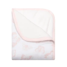Microfiber Blanket With Papi Soft Printed Diaper 1.10m X 85cm 01 Unit - Màu Hồng baby - Xem 5