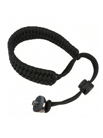 Adjustable Black Nylon Camera Wrist Strap With 1/4" Screw - Secure For Insta360, GoPro, Nikon, Canon, Olympus DSLR Cameras & Smartphone Gimbal Stabilizers, Camera Accessories | Adjustable Strap | Camera Strap