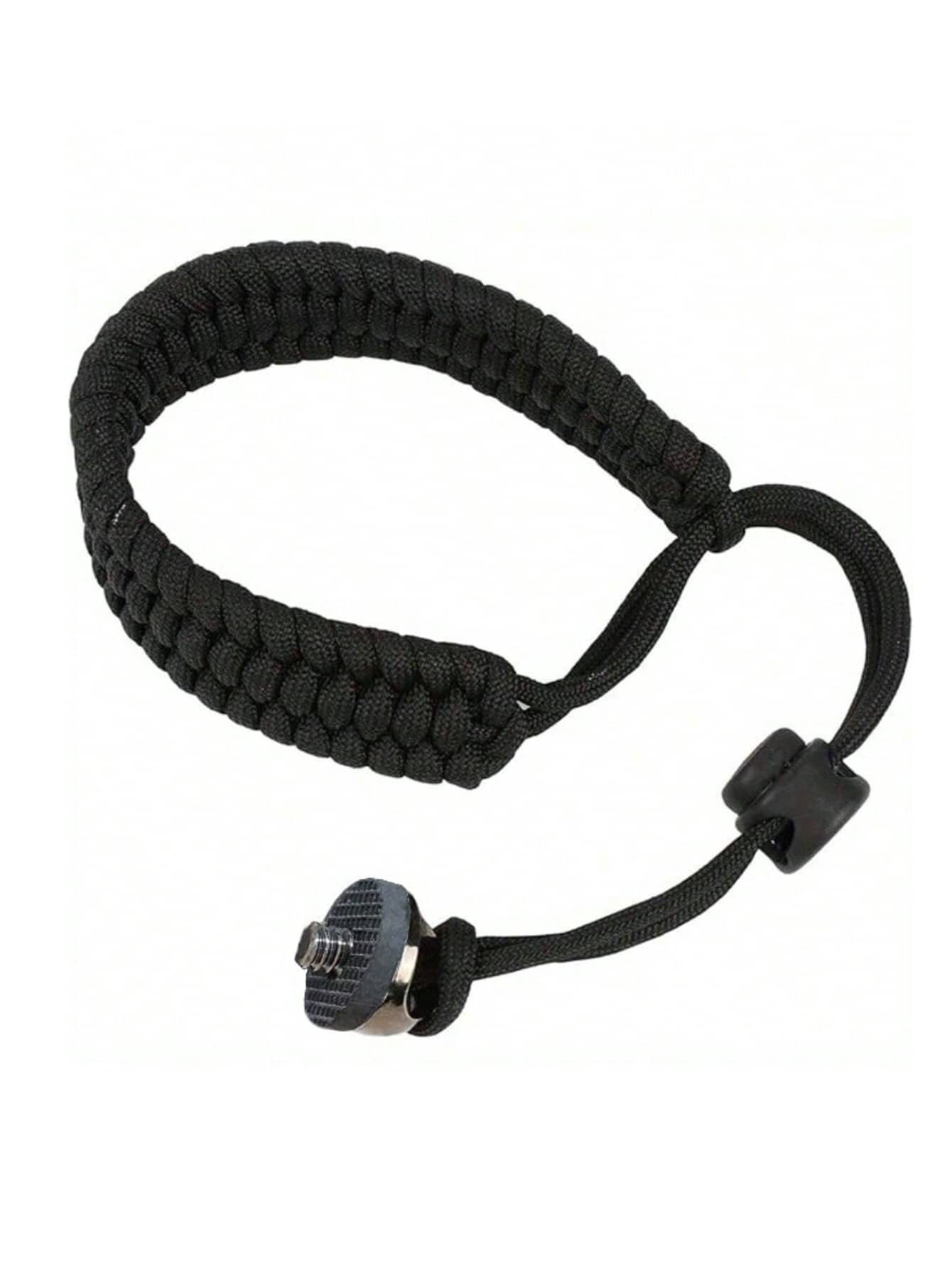 可调节黑色尼龙相机腕带，带 1/4 英寸螺丝 - 适用于 Insta360、GoPro、尼康、佳能、奥林巴斯单反相机和智能手机云台稳定器，相机配件 | 可调节腕带 | 相机腕带 - 彩色 - 查看 1