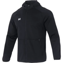 Under Armour男裝外套2026春季新款運動休閒搖粒絨寬鬆連帽外套25600403-001 - 黑色 - 查看 6
