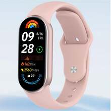 1pc Silicone Band Compatible With Mi Band 10 9 8 NFC Women/Men Replacement Watch Bands,Replacement Bracelet Wristband Soft Quick Release Watch Band Compatible With Miband10/9/8 Smartwatch Accessories