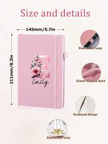 1pc Personalized Diary Notebook, Customizable Name Notebook, Custom Diary, Work Notebook, Small Notebook, Diary, Writing Journal, Blank Notebook, Dotted Notebook, Boy's Diary, Small Sketchbook, Paperage Notebook, Pocket Notebook - Christmas Gift - Style 3 - View 8