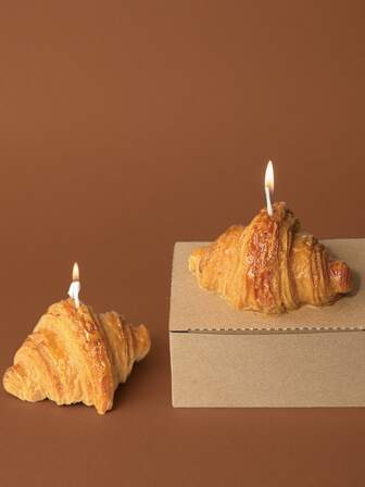 1pc3.66英寸*2.36英寸高端仿真甜点吐司香薰蜡烛，营造氛围，作为送给朋友的有趣而新颖的礼物，节日礼物，生日派对装饰，适用于家庭装饰，房间装饰，卧室，浴室，客厅