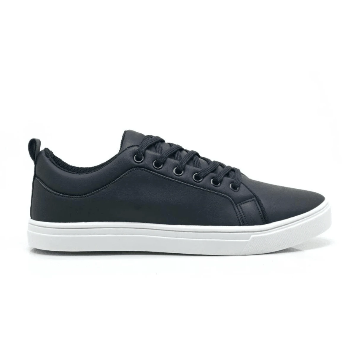 Men's Minimalist Textured Casual Sneakers, Stylish For Everyday - Promotion Shipping - màu đen - Xem 1