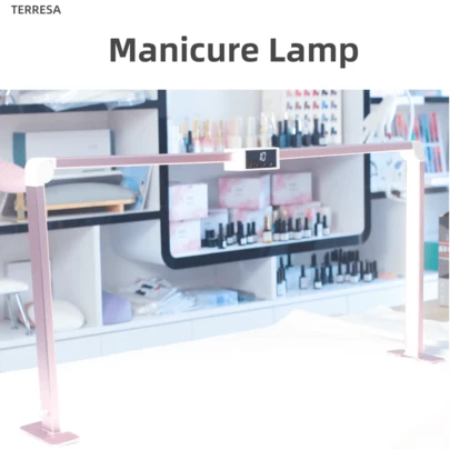 Nail Tech Lamp For Desk, Foldable Light, 3 Modes Adjust Brightness LED Manicure Lamp, Professional Desk Light For Nails, Lash Eyelash Extension, Tattoo, Eyebrows.Large U-Shaped Head Design, The Light Is Even And Concentrated, Helping Beauticians To See The Tiniest Details And Find Any Imperfections In Their Work.