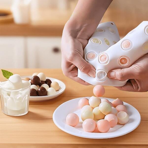 35-Kavitäten Silikon Schokoladenform zum Backen - geeignet für Kuchen, enthält runde Einheiten, kreative Backformen, multifunktionales Backwerkzeug, wiederverwendbar, Kuchendekoration, Keksherstellung, Mehrkavitätenform, dekorative Formen, hochwertige Silikon, Silikonbackware, Konditoren