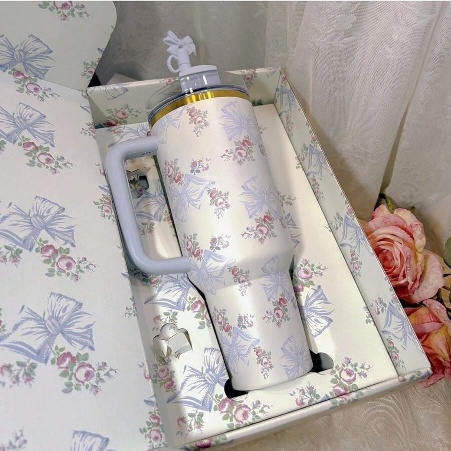 Stanley2025 40 Oz H2.0 Insulated Tumbler,With A Comfortable Handle, Featuring Double-Walled Vacuum Insulated Stainless Steel Construction. This High-Quality Drinkware Keeps Your Beverages At The Perfect Temperature, Whether It's Hot Or Cold, Ensuring The Original Taste Is Preserved For Longer Periods. Designed To Be Lightweight And Portable, It's Perfect For Outdoor Activities Like Camping, Hiking, Driving, And Travel. With A Large Capacity, It Meets Your Hydration Needs Throughout The Day. Stylish And Convenient To Carry, It's An Ideal Choice For Outdoor Enthusiasts And Makes A Thoughtful And Practical Gift, Whether For Friends Or Family.