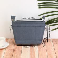 1pc Large Capacity Multi-Functional Inner Lining Bag, Cosmetic Bag, Toiletry Bag, Storage Bag, Desktop Organizer Bag, Home Storage Bag, Foldable Bag, Travel Bag