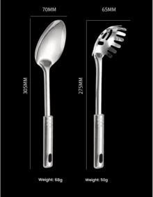 8-Piece Modern Stainless Steel Cookware Set - Cooking And Service Tools - Non-Stick Pans, Dishwasher - Perfect For Home Chefs And Cooking Enthusiasts - Essential For Holiday Life/Kitchen Essentials/Smooth Cookware/Durable Cookware,Kitchen Essentials,Kitchen,Quick Ship Items - 銀色 - 查看 3