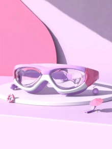 Adjustable Comfortable Waterproof Anti-Fog High Definition Swimming Goggles, Summer New Arrival - Multicolor - View 2