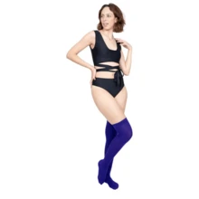 Don Calcetin Women Over The Knee Socks - 紫羅蘭色 - 查看 7