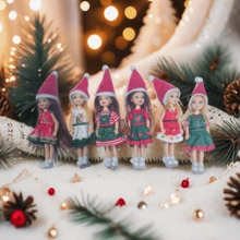 1 peça/2 peças de mini boneca de casal de 14 cm/5,5", acompanha roupas e sapatos de boneca, fantasia de festa para adultos, acessórios para boneca, presente de aniversário, Dia das Mães, presente de Natal, ótimo como lembrancinha de casamento. (Observação: o padrão de algumas roupas pode ser enviado aleatoriamente, mas o estilo é o mesmo.)