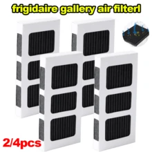 2/4pcs Efficient Refrigerator Air Filter Replacement, For F-Rigidaire Paultra2 Pure Air Ultra Ii Refrigerator Air Filter,Electrolux Part 242047805, 5303918847, Eap12364179,Made Of High - Quality Activated Carbon And Plastic Material, Fridge Odor Eliminator;   Practical & Minimalist Style, White With Black Filtering Areas, Rectangular Shape, Easy - Install Design Detail.   Ideal For Effectively Absorbing Peculiar Smells And Volatile Substances, Keeping Your Refrigerator Fresh And Odor - Free.   Home Appliance Accessory Perfect For Year - Round Use In Kitchens, Ideal For Maintaining Refrigerator Hygiene.   Great As A Gift For Homeowners, Housewives On Housewarming, Birthdays - Black and White - View 11