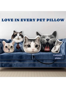 Bardzo fajna spersonalizowana poduszka 3D ze zdjęciem - spersonalizowany wzór twarzy, idealny prezent na Święto Dziękczynienia, Wielkanoc, Walentynki, miękka pluszowa tkanina, nadruk dwustronny, zapięcie na suwak, wiele opcji rozmiarów - Prześlij dostosowanie obrazu - Zobacz 8