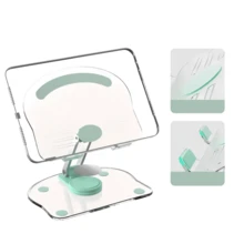 360° Rotation Tablet Desktop Stand Suitable For IPad Pro 9.7 Air 4 5 Mini 6 11 Mi Pad Transparent Acrylic Desktop Phone Stand