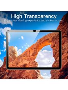 Yezodawee 适用于 iPad 第 11 代 A16 11 英寸/10.9 英寸（2025/2022 款）的屏幕保护膜，9H+ 硬度钢化玻璃，配备简易安装工具包，兼容 Apple Pencil 和保护壳，高清透明。 - 無色 - 查看 8