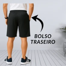 MEN'S 3-PIECE REFLECTIVE RUNNING SHORTS KIT - BLACK / GREY / NAVY BLUE - CASUAL GYM - Multicolor - View 5