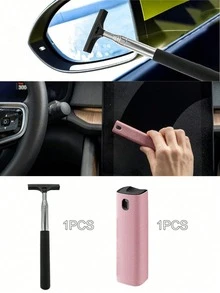 Multi-Functional Screen Cleaner, Portable Screen Cleaning Kit, Suitable For Car Display, Smartphone And Tablet Screens, Phone Cleaning Set, Screen Cleaning Spray, Touch Screen Cleaning Spray, Screen Cleaning Tools - Black - View 11