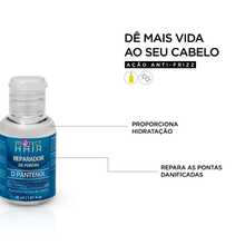 Kit 3 Reparadores de Pontas Protect Hair – Rícino, D-Pantenol e Semente de Uva - Multicolorido - Visão 2