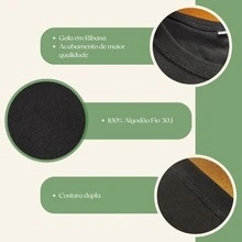 Kit Of 3 Women's Oversized Gym T-Shirts 100% Cotton Loose Fit - 鏽棕色 - 查看 4