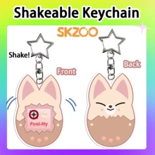 STRAYKID/SKZOO/KPOP/STAY/SKZ Keychain, Fans Merch Goods, Shaker Charm Keychain, Rattle Keychain, Cartoon Cute Keychain, Cartoon Animal Bag Charm Keychain, Novelty Rattle Keychain, Christmas Gift, Birthday Gift - Multicolor - View 12