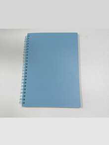 1/2 Cuadernos espirales con cubierta dura de plástico grueso y líneas horizontales, estética de carcasa resistente, papel resistente a desgarros, material duradero, tamaño A5 (60 páginas por libro) Cuaderno de líneas horizontales, adecuado para estudiantes, útiles escolares y cuadernos de tapa lateral para profesionales de oficina